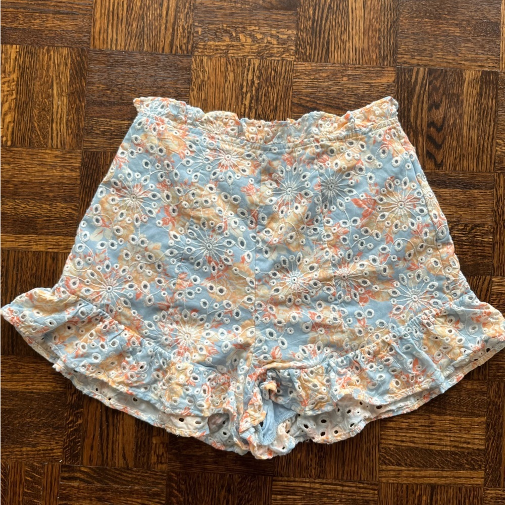 Lover and friends embroidered shorts